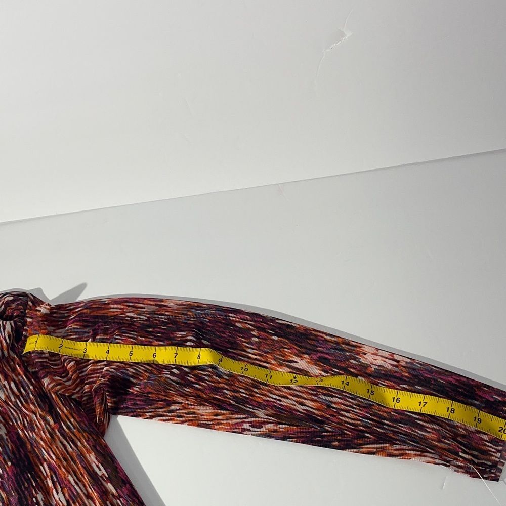 Sandra Darren XL Belted Maxi Dress Abstract Multicolor New With Tags - Picture 4 of 5